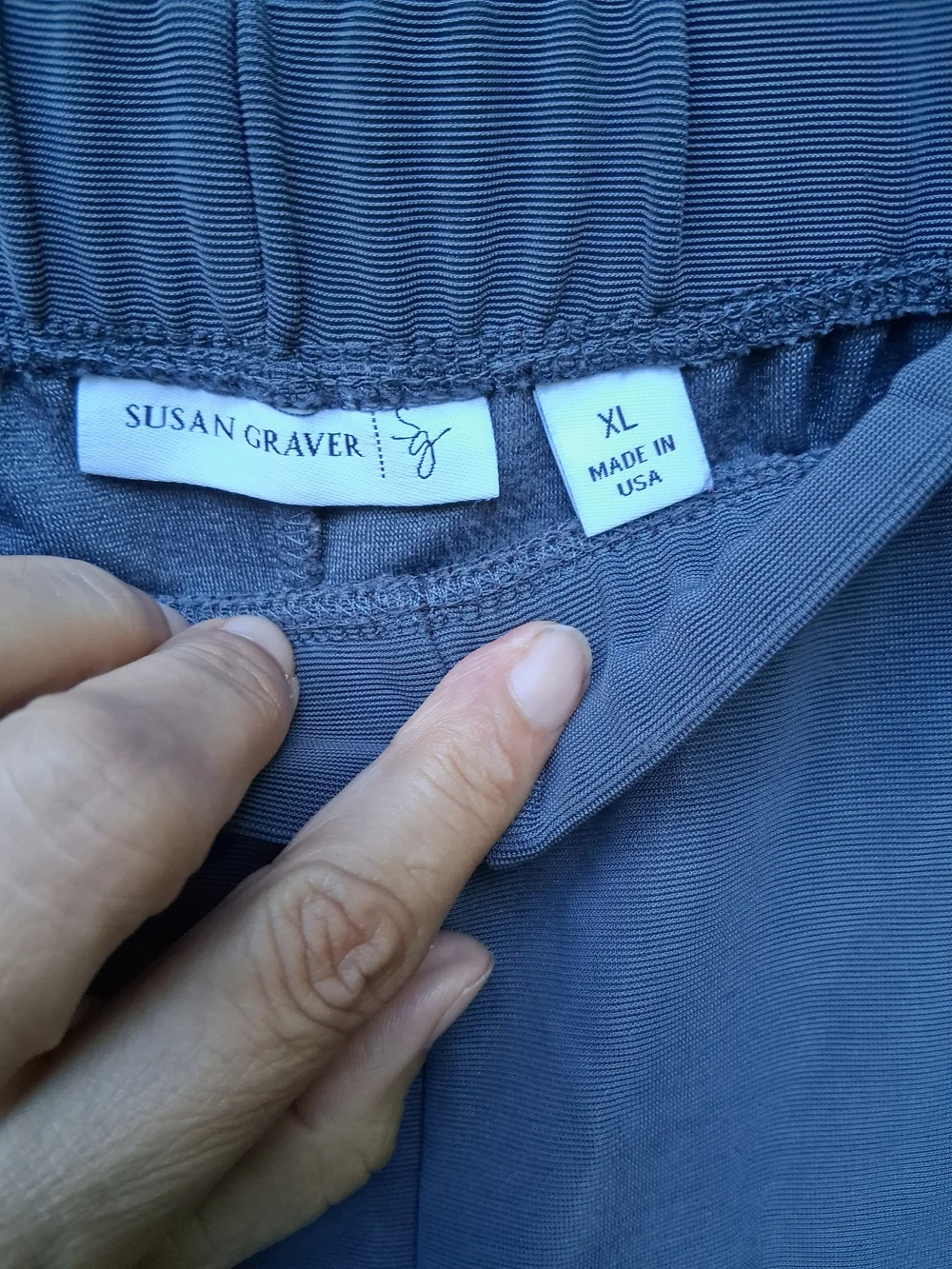Susan Graver Men's Elastic-Waist Relaxed Sweatpants — Gray